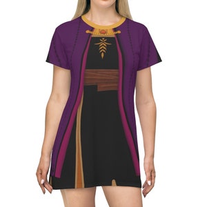 Frozen 2 Costume, Anna Short Sleeve Dress, Frozen 2 Cosplay, Anna Cosplay, Anna Costume, Disney Princess Dress, Disney Dresses for Women