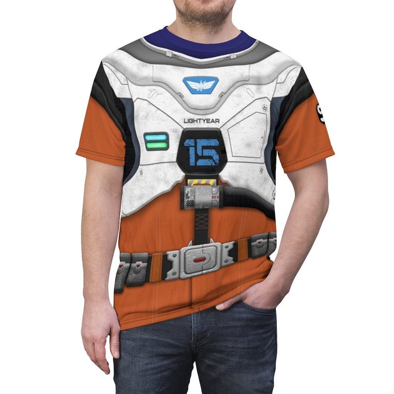 Buzz Lightyear Space Suit Shirt, Lightyear 2022 Costume, Pixar Animation Cosplay, Walt Disney Inspired Outfits, To Infinity and Beyond
