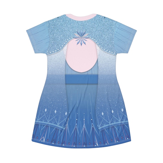 elsa short sleeve dress Little Girls Elsa Princess Dress Summer Short Sleeve Costume Cosplay Dress up