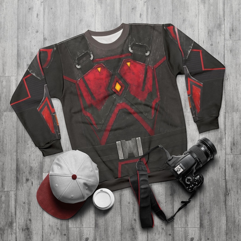 Gar Saxon Long Sleeve Shirt, Star Wars The Clone Wars Cosplay, Mandalorian Super Commando Costume