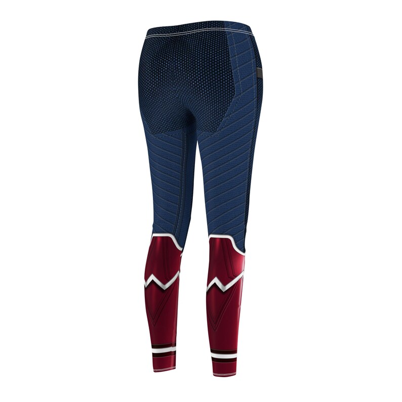 Captain America Brave New World Leggings, Marvel Superhero Cosplay, runDisney Costume, Movie Fan Apparel Gift, Comic-Con Fashion Outfit