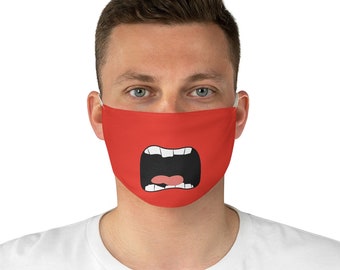 Anger Face Mask, All Over Print Disney Face Mask, Unisex Face Mask Made in USA, Washable Face Mask Adult, Reusable Face Mask Cover