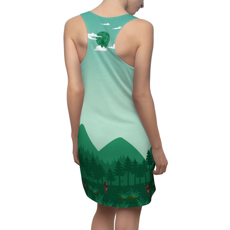 Star Wars Dress Women Star Wars Costume Forest Moon of Endor Cosplay Endor Pattern Dress Gorax Star Wars Star Wars Running Costume