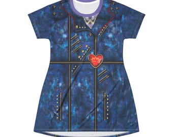 Descendants Costume, Evie Short Sleeve Dress, Disney Dresses for