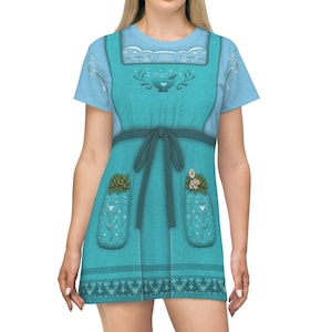 Encanto Short Sleeve Dress, Julieta Madrigal Costume, Mother Gift, Walt Disney Animation Cosplay, Magic Kingdom, Mom Madrigal Family Dresses