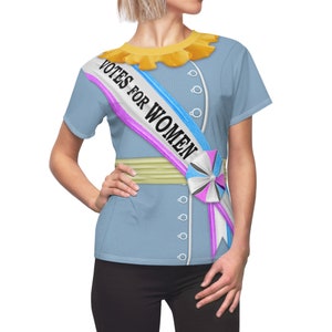 Mary Poppins Costume, Mrs. Banks Suffragette Women's Shirt, Sister Suffragette Costume, Disney Shirts for Women, Disney Costume, Disneyland