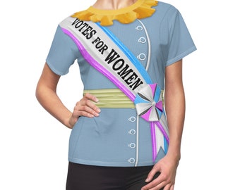 Mary Poppins Costume, Mrs. Banks Suffragette Women's Shirt, Sister Suffragette Costume, Disney Shirts for Women, Disney Costume, Disneyland