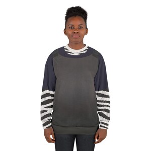Zootopia 2 Unisex Long Sleeve Shirt, Gene Zebraxton Costume, Zebros Police Cosplay, Disney Couple Animate Sweatshirt, Zebra Cartoon Sweater