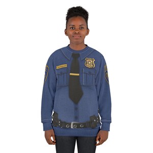 Clawhauser Long Sleeve Shirt, Zootopia Costume, Police Officer Clawhauser Cosplay, Theme Park Outfit, Disney World Sweatshirt, Birthday Gift