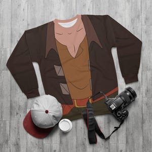 Jim Hawkins Cosplay, Treasure Planet Long Sleeve Shirt, Disney World Animation Sweater, Fantasy Cartoon Costume, Once Upon a Halloween Tee
