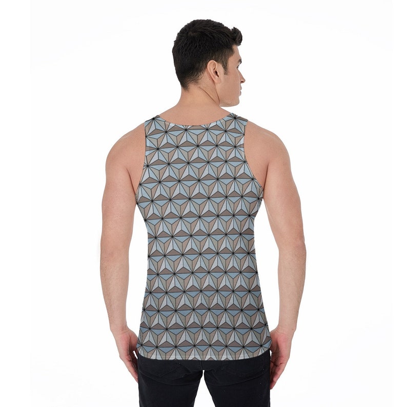 Epcot Repeating Pattern Epcot Ball Tank Top, Spaceship Earth Park Unisex Costume, Disney ...