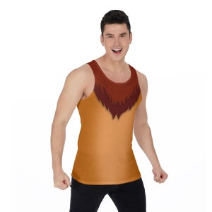 Mufasa Tank Top, Lion King Unisex Costume, Disney Running Shirts, Disney World Animal Kingdom Family Outfits, runDisney Marathon Cosplay