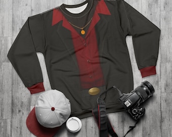 Cosplay de Zootopia 2, camiseta de manga larga de oso hormiguero, disfraz de personaje de dibujos animados, atuendo de Animal Kingdom, ropa de Disney World, viaje a Disneyland