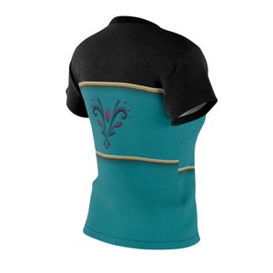 Disfraz de Frozen, camiseta de Elsa Coronation para mujer, camiseta de princesa Disney, camisetas Disney para mujer, disfraz de cosplay de Disney, camiseta de cumpleaños de Frozen imagen 5
