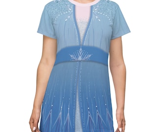 Costume di Frozen 2, abito a maniche corte di Elsa, costume di Elsa, cosplay di Elsa di Frozen 2, abiti Disney da donna, abito da principessa Disney, Natale