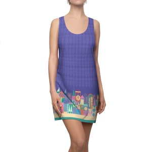 Fantasyland Costume, Small World Pattern Dress, Disney Dress for Women, Disney Running Costume, Magic Kingdom Dress, Disney Costume Cosplay