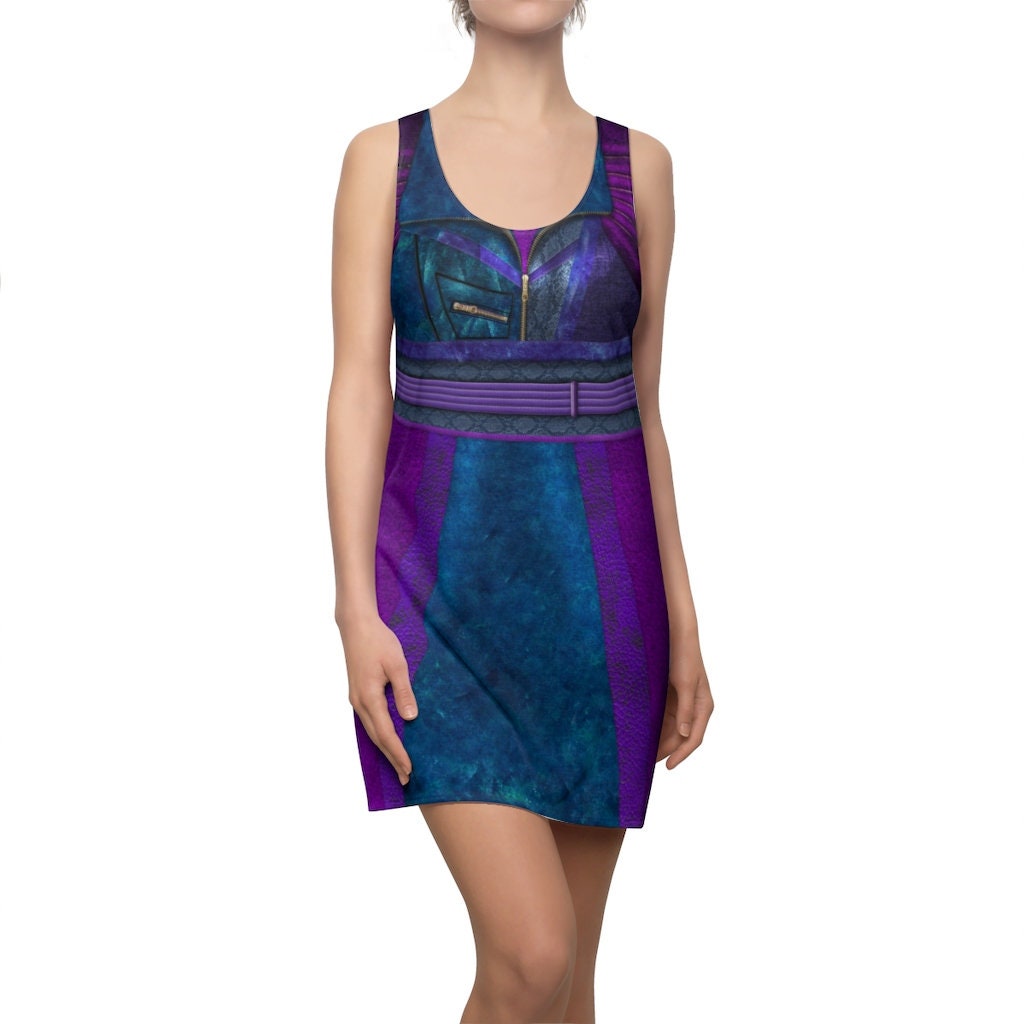 Descendants 3 Costume Mal Dress Mal Cosplay Mal Costume Disney Dresses Halloween Costume Group Mal and Ben Costume Maleficent Villain