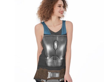 Bo-Katan Kryze Tank Top, Mandalorian Unisex Costume, Disney Running Cosplay, Disneyland Star Wars Outfits, runDisney 5K 10K Marathon Shirts