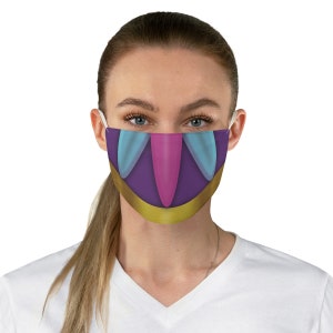 Mrs. Potts Face Mask, All Over Print Disney Face Mask, Unisex Face Mask Made in USA, Washable Face Mask Adult, Reusable Face Mask Cover