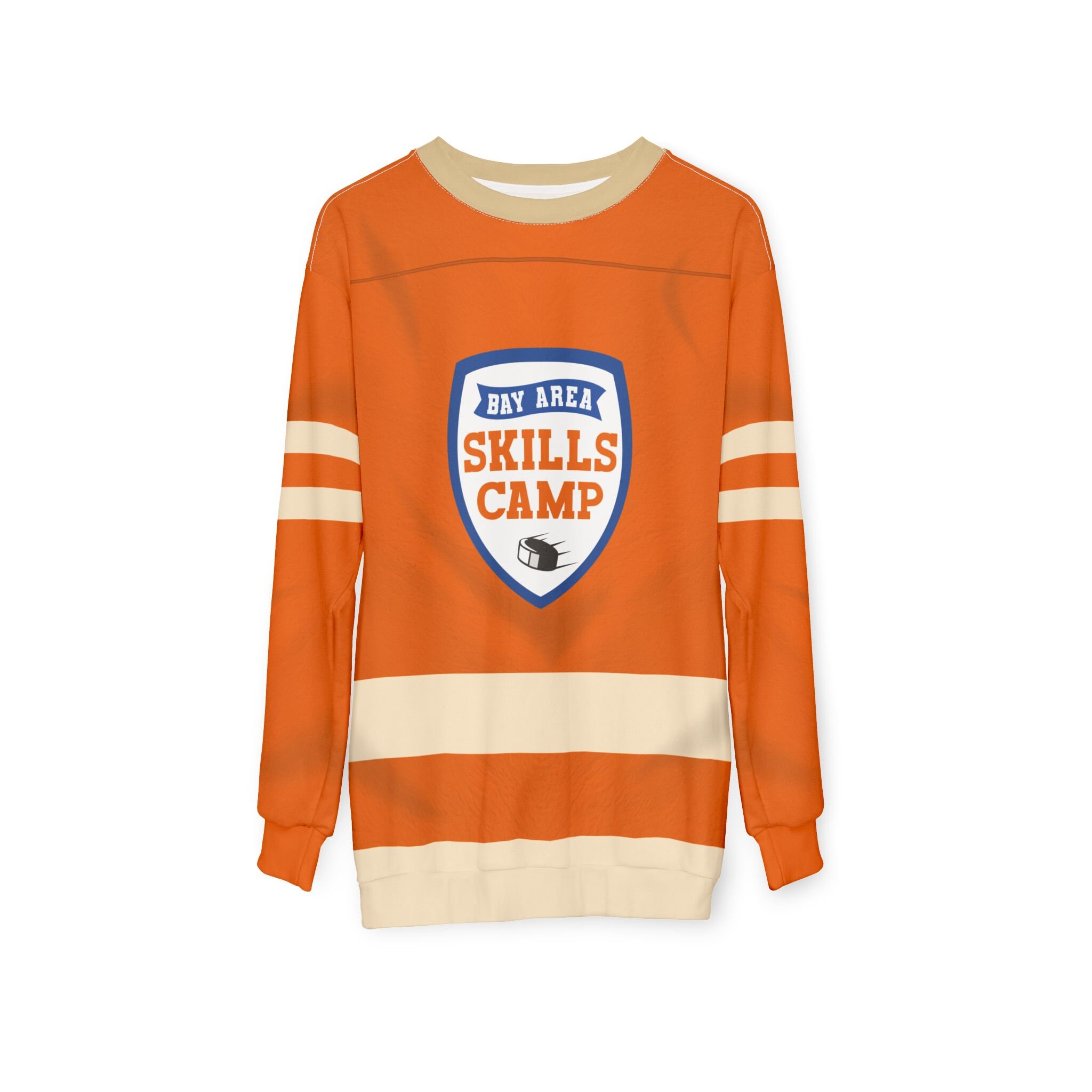 Riley Orange Ice Hockey Long Sleeve Shirt, Disney World Cosplay
