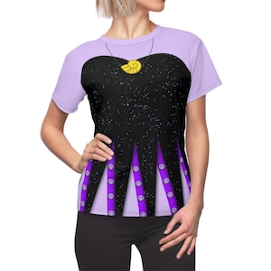 Little Mermaid Shirts, Ursula Women Shirt, Ursula Tshirt, Disney Halloween Tee, Cartoon Cosplay Costume, Disney Villain Outfits, Sea Witch
