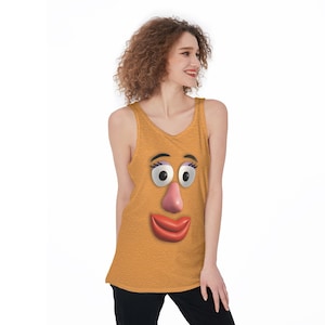 Mrs. Potato Head Tank Top, Toy Story Animation Unisex Costume, Disney Pixar Running Cosplay, Toy Story Land, runDisney 10K Marathon Shirts