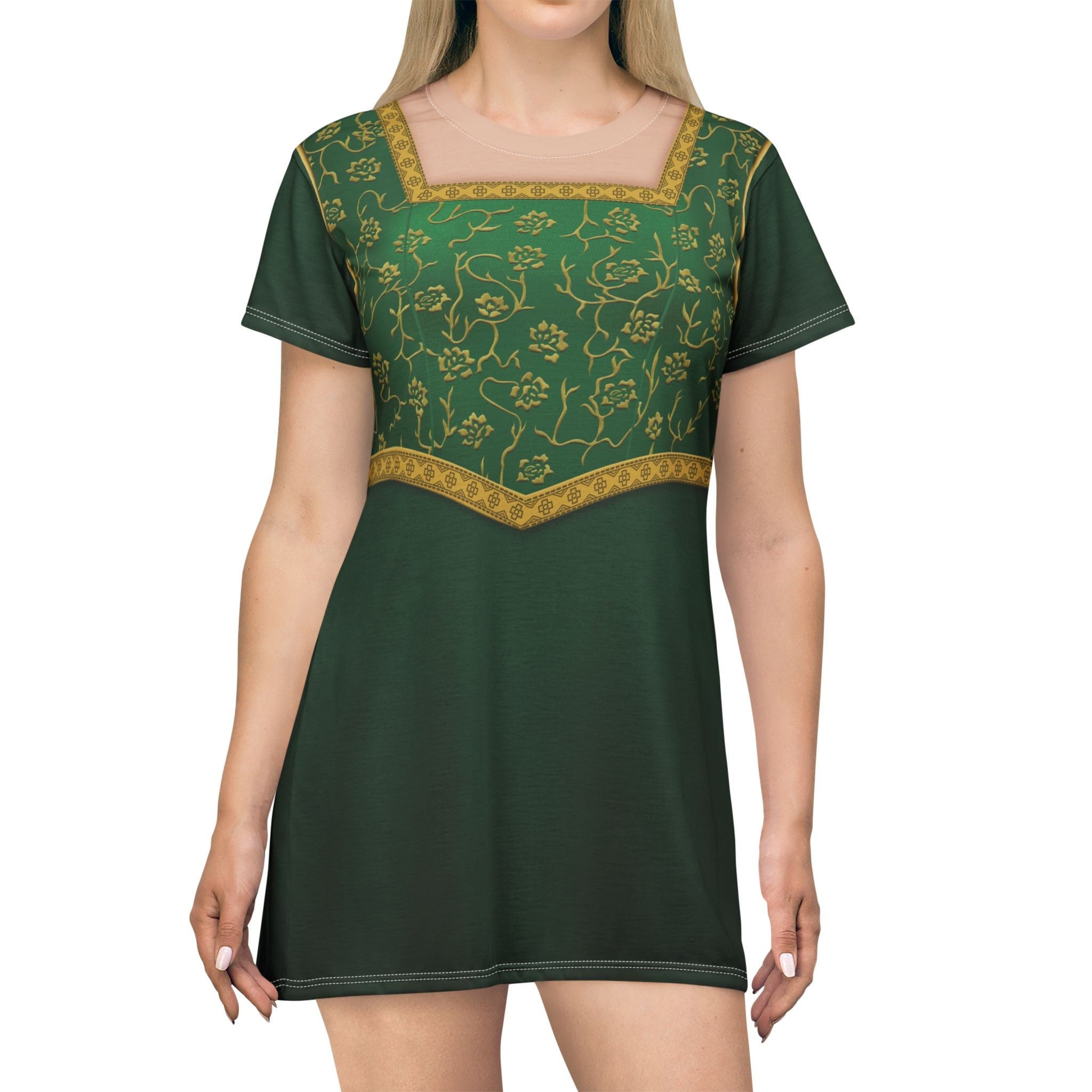 Fiona Dress Vestido De Fiona Shrek Girl Princess Green Dress Fiona Shrek  Role From