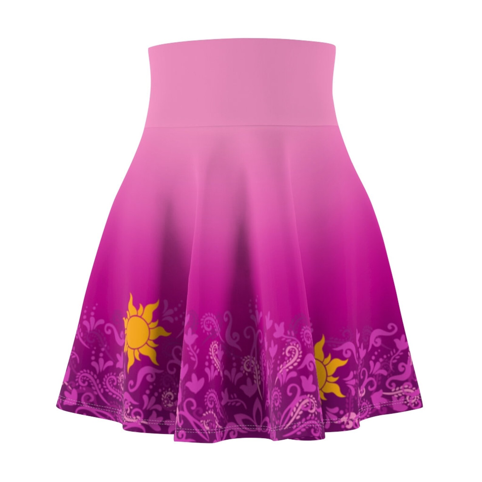 Tangled Costume Rapunzel Ombre Pattern Skirt Rapunzel Etsy