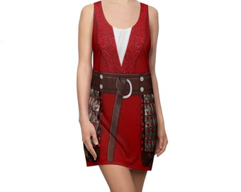 Déguisement Mulan Live Action, Robe Hanfu rouge Mulan, Robes Disney pour femme, Robe Disney Cosplay, Robe de princesse Disney, Course à pied Disney