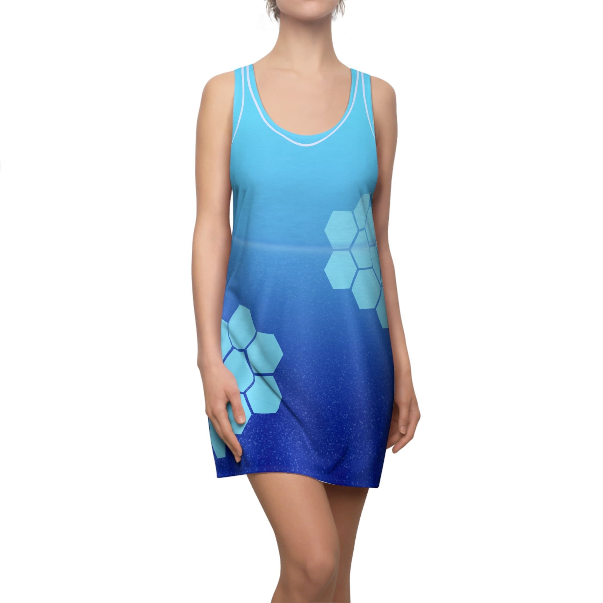 addison zombies blue dress Z-O-M-B-I-E-S, Cheerleader Dress, The Re-Animated Series Costume, Halloween Adult Cosplay, Seabrook High School Outfit this stylish fitted prom dresses long Chic Long Sleeve Scoop Women's Wide US Size:8W