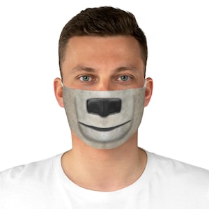 Mascarilla de tela de panda, disfraz de personaje animal del mundo exterior, atuendos inspirados en películas de fantasía, regalo de juegos de bloques, lavable y reutilizable.