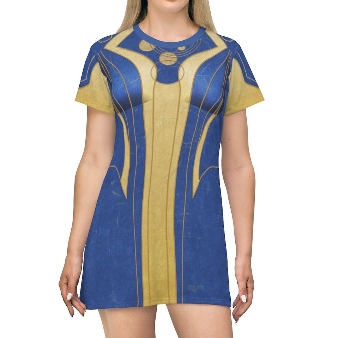 Ajak Sleeve Dress Eternals Inspired Costume Ajak Cosplay - Etsy