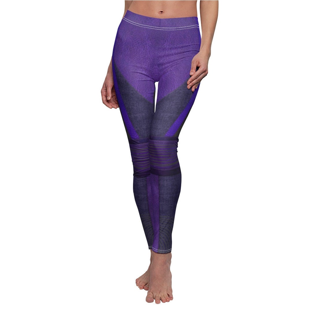 Mal Purple and Green Leggings, Descendants Costume, Mal