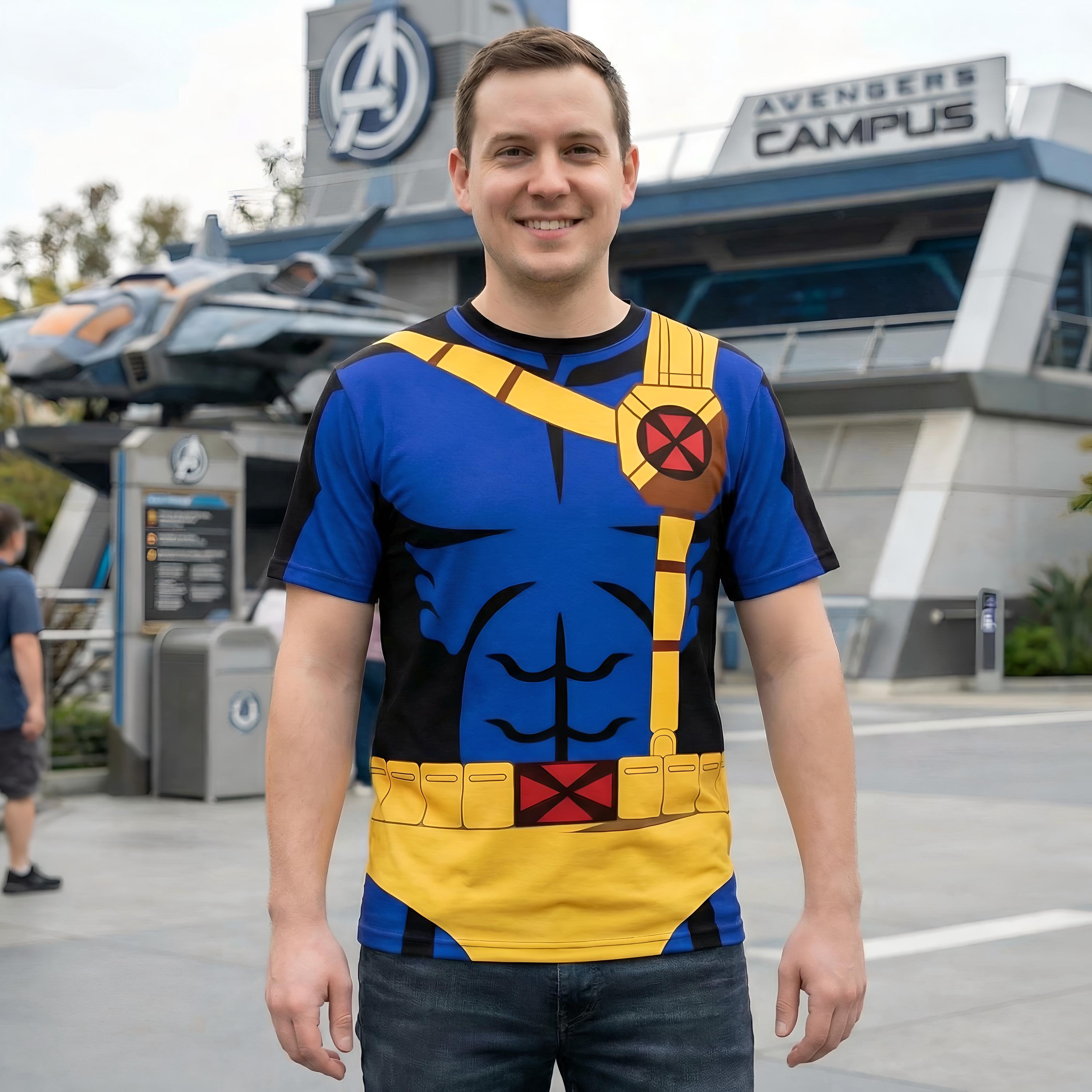 Cyclops Unisex Shirt, Mutants Human Costume, Scott Summers Cosplay