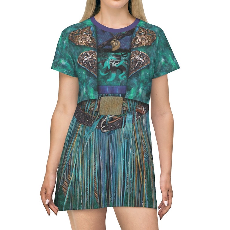Uma Short Sleeve Dress, Descendants 2 Costume, Disney Dresses for Women, Disney Dress Running, Descendants Birthday, Disney Villain Dress