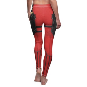 Deadpool Leggings, Deadpool and Wolverine Charater Costume, Mutant Human Cosplay, Halloween Event Apparel, Comic-Con Party Outfit, runDisney