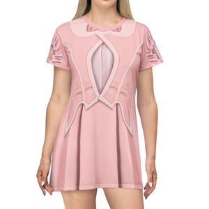 Glinda Pink Good Witch Dress Cosplay, Wicked Inspired Costume, Wicked The Musical, Broadway Fan Gift, Halloween Running Outfit, Skater Dress