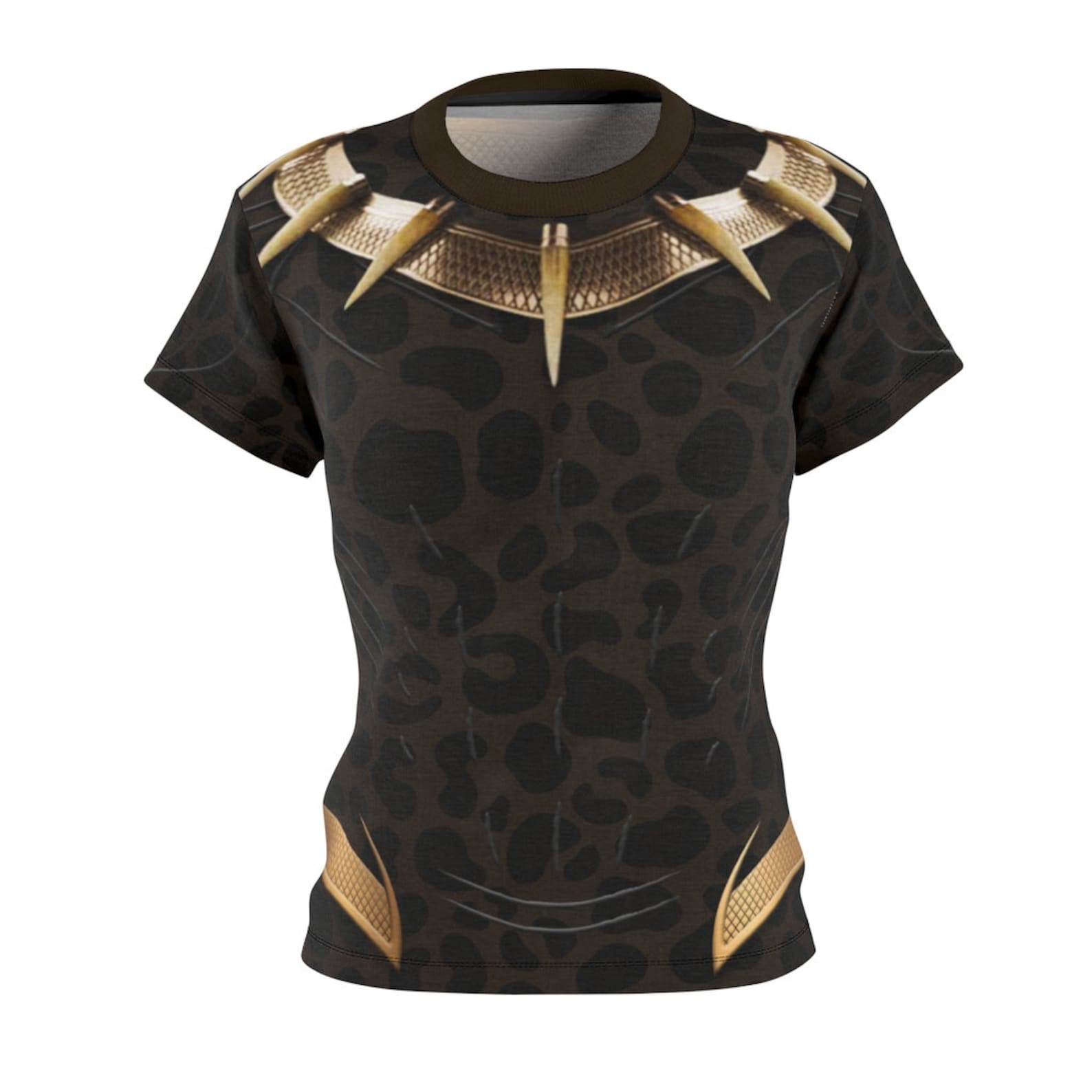 Black Panther Costume Erik Killmonger Golden Jaguar Women Etsy