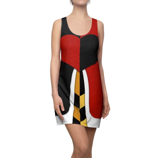Alice in Wonderland Costume, Queen Of Hearts Dress, Dresses for Women, Queen Of Hearts Costume, Disney Costume, Disney Cosplay, Run Disney