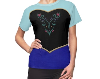 Frozen Costume, Anna Women's Shirt, Disney Shirts for Women, Disney Princess Shirts, Disney Costume, Run Disney Shirt, Disneyland Shirts