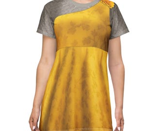 Judy Hopps gele jurk met korte mouwen, Zootopia 2 cosplay, konijn stripfiguur kostuum, dierenrijk, Disneyland, outfit Disney World