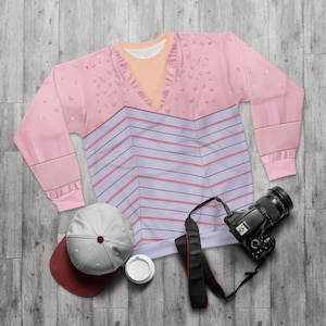 Glinda Long Sleeve Cosplay, Wicked Inspired Costume, Shiz University, Wicked The Musical, Running Costume Outfit, Crewneck Sweatshirt