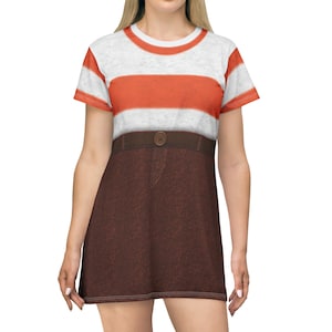 Angst Kurzarm Kleid, Inside Out 2 inspiriert Kostüm, Emotion Cosplay, Pixar Fans Outfits, Laufkostüme, Disney Bekleidungsmode