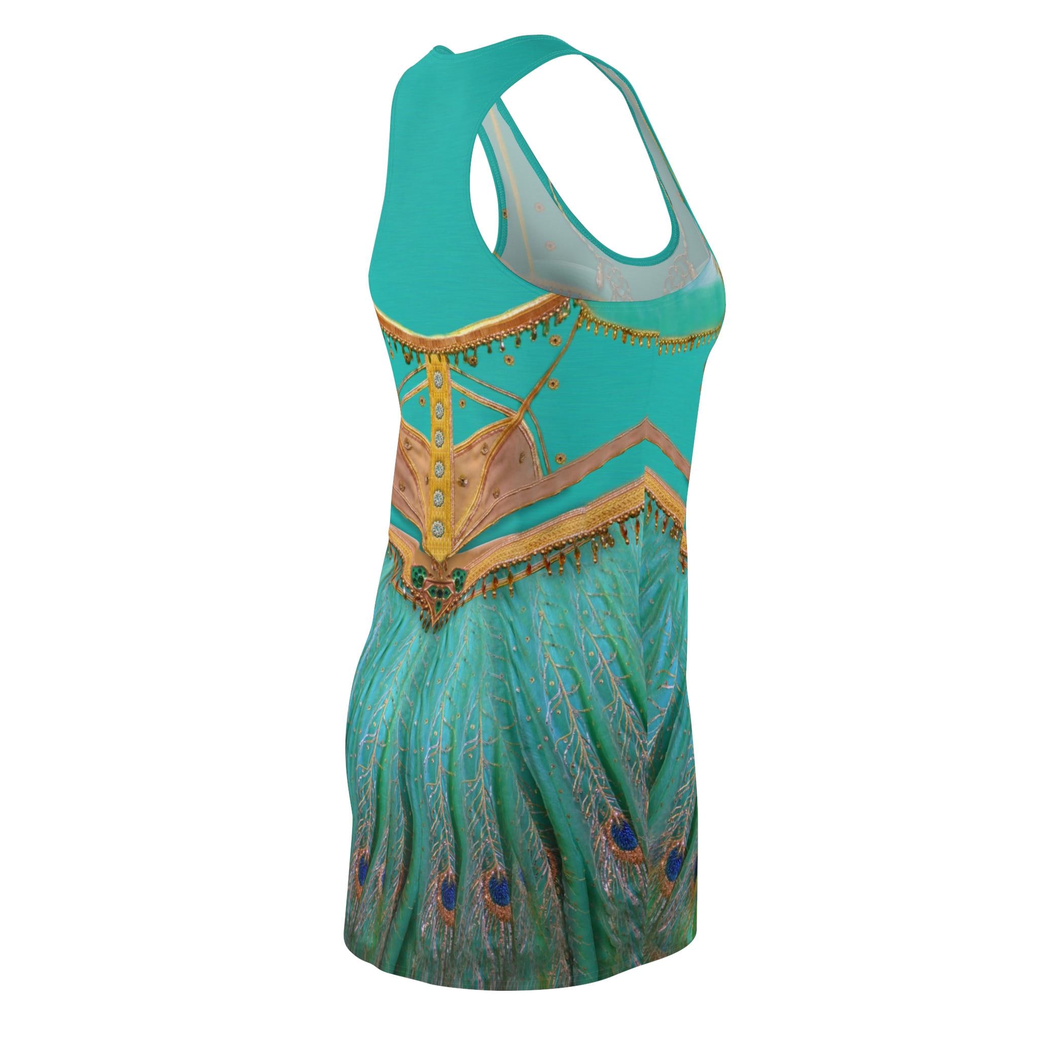 princess jasmine peacock dress Jasmine Blue Peacock Dress, Aladdin Live Action Costume, Disney Princess  Dress, Aladdin Cosplay, Princess Jasmine, Disney Dresses for Women
