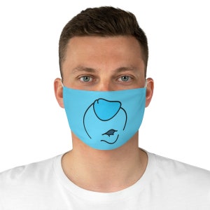 Caterpillar Face Mask, All Over Print Disney Face Mask, Unisex Face Mask Made in USA, Washable Face Mask Adult, Reusable Face Mask Cover