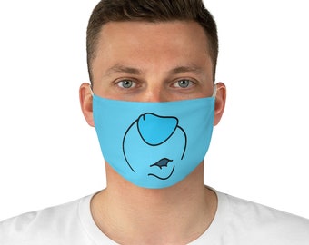 Caterpillar Face Mask, All Over Print Disney Face Mask, Unisex Face Mask Made in USA, Washable Face Mask Adult, Reusable Face Mask Cover