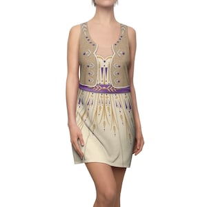 Frozen 2 Costume, Princess Anna Cream Ceremony Dress, Frozen Cosplay, Anna Dress Frozen 2, Disney Dresses for Women, Disney Dress Running