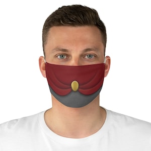 Prince Phillip Face Mask, All Over Print Disney Face Mask, Unisex Face Mask Made in USA, Washable Face Mask Adult, Reusable Face Mask Cover