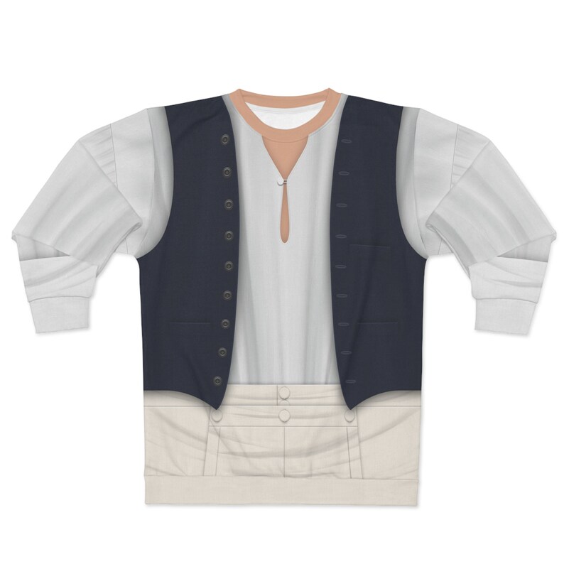 Prince Eric Long Sleeve Shirt, The Little Mermaid 2023 Inspired Costume, Disneybound Sweatshirt, Disneyland Outfit, runDisney Unisex Apparel
