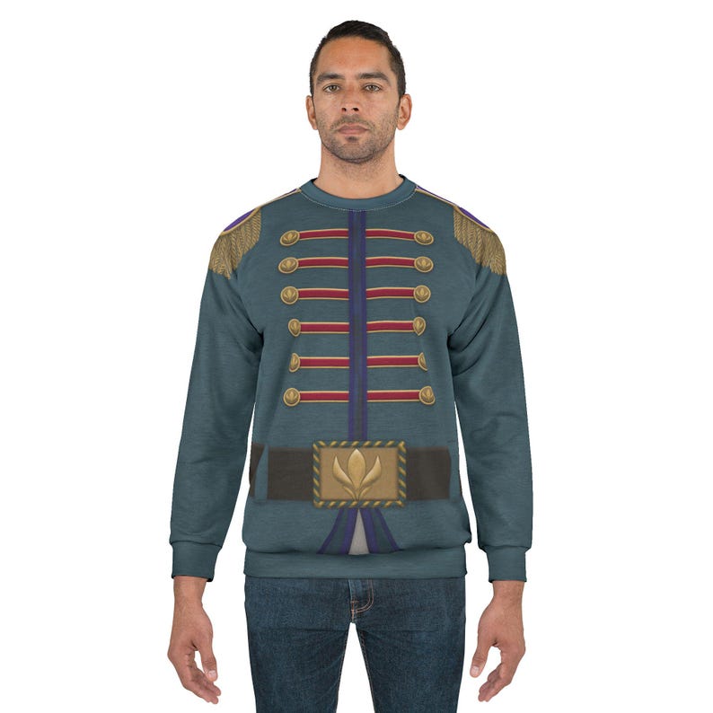 Disfraz de Frozen 2, sudadera de manga larga del teniente Destin Mattias, sudadera de Frozen 2, sudadera navideña de Disney, sudadera de Disneyland imagen 5
